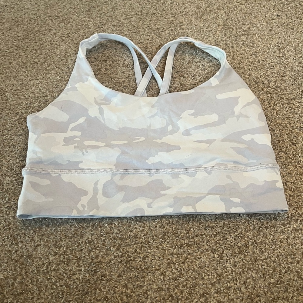 White Camo Energy Bra
